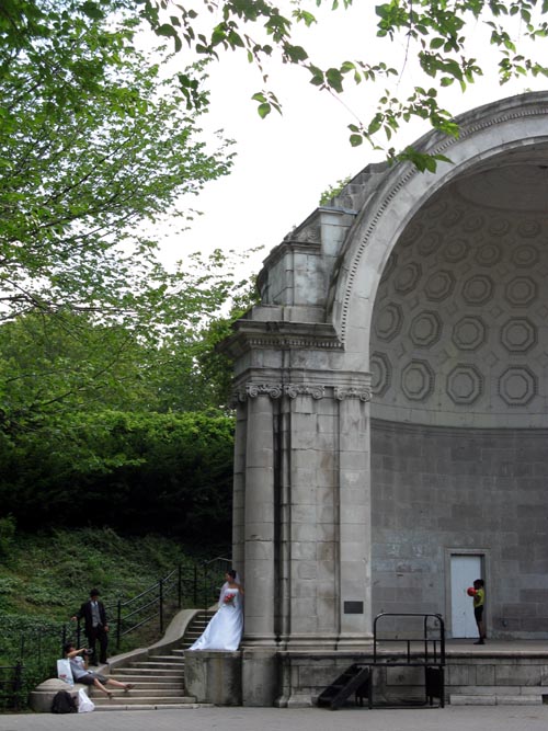 Wedding Pictures, Naumburg Bandshell, The Mall, Central Park, Manhattan, August 20, 2009