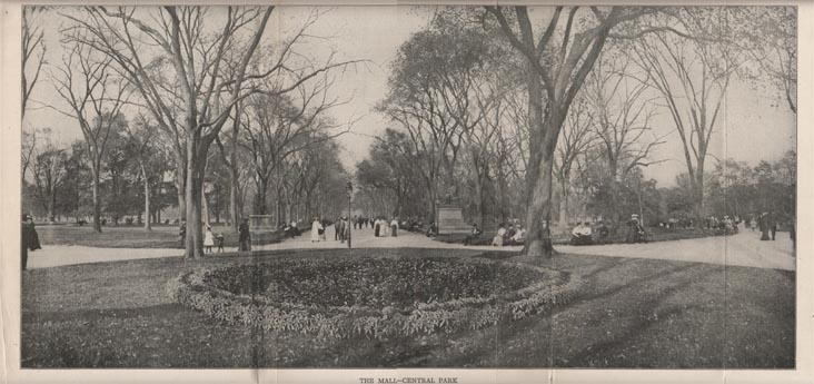 The Mall, Central Park, 1914 Parks Department Annual Report