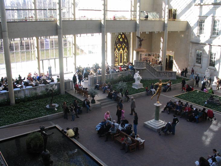 Atrium, American Wing, Metropolitan Museum of Art, 1000 Fifth Avenue at 82nd Street, Manhattan, February 19, 2006