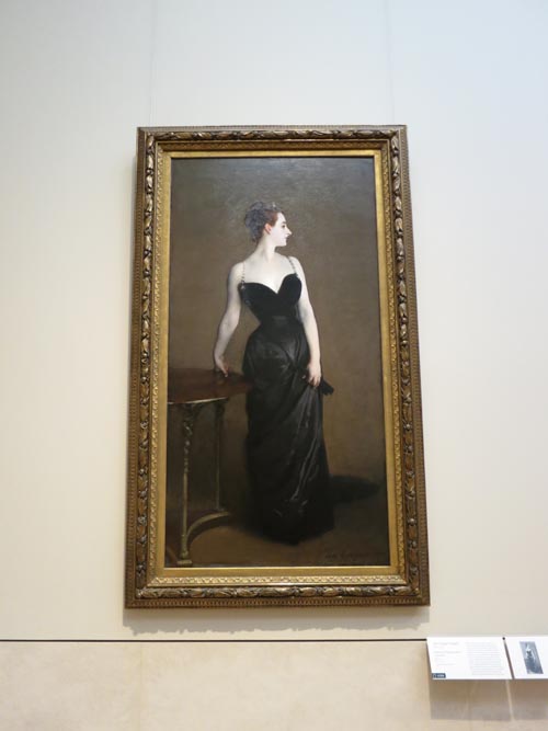 Madame X, American Wing, Metropolitan Museum of Art, 1000 Fifth Avenue at 82nd Street, Manhattan, August 16, 2012