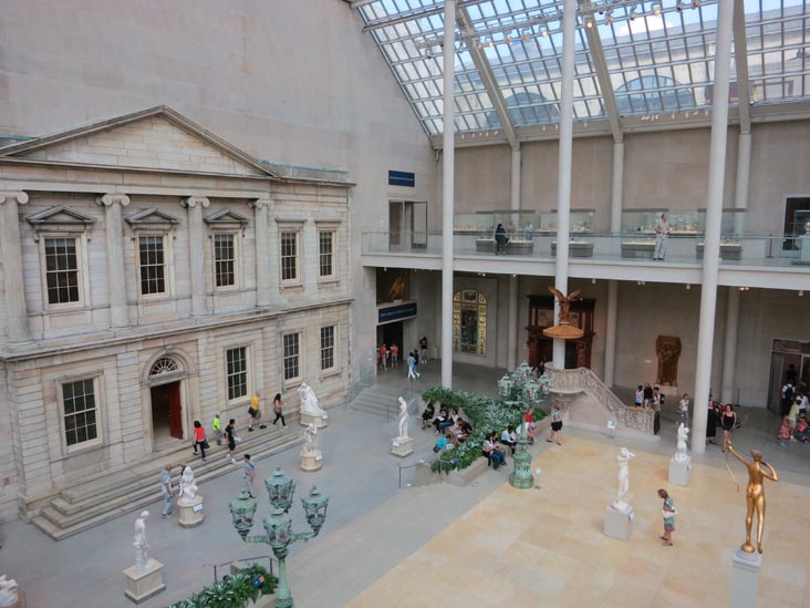 Atrium, American Wing, Metropolitan Museum of Art, 1000 Fifth Avenue at 82nd Street, Manhattan, August 16, 2012