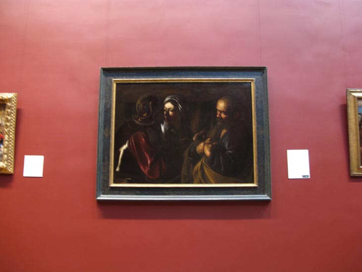The Denial of Saint Peter, Caravaggio, European Paintings, Metropolitan Museum of Art, 1000 Fifth Avenue at 82nd Street, Manhattan