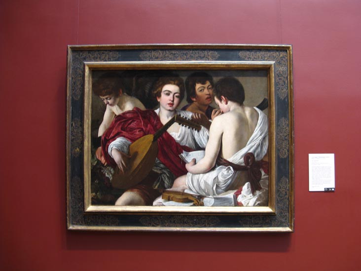The Musicians, Caravaggio, European Paintings, Metropolitan Museum of Art, 1000 Fifth Avenue at 82nd Street, Manhattan