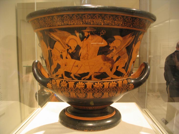 Euphronios Krater, Greek and Roman Art, Metropolitan Museum of Art, 1000 Fifth Avenue at 82nd Street, Manhattan