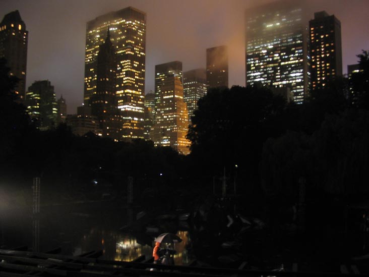 Pierre Huyghe's "A Journey That Wasn't," Wollman Rink, Central Park, October 14, 2005