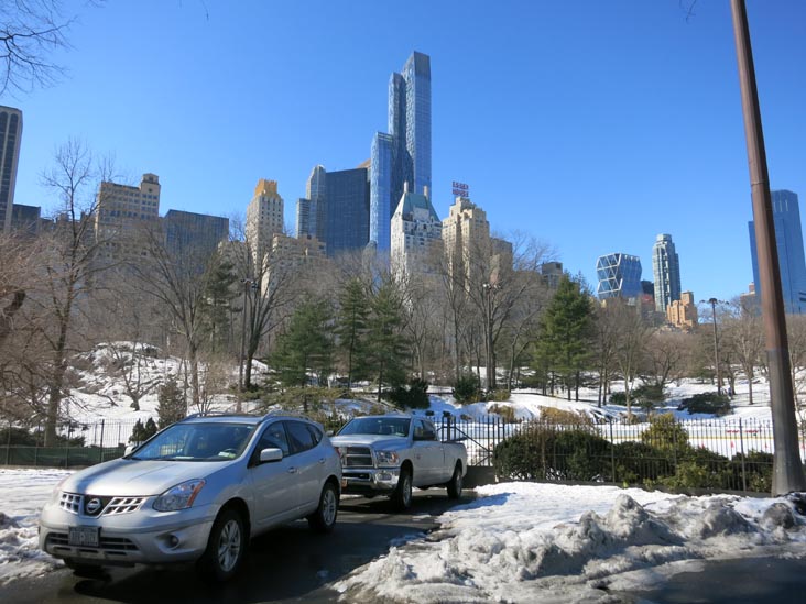 Midtown Skyline From Wollman Rink, Central Park, Manhattan, March 9, 2015
