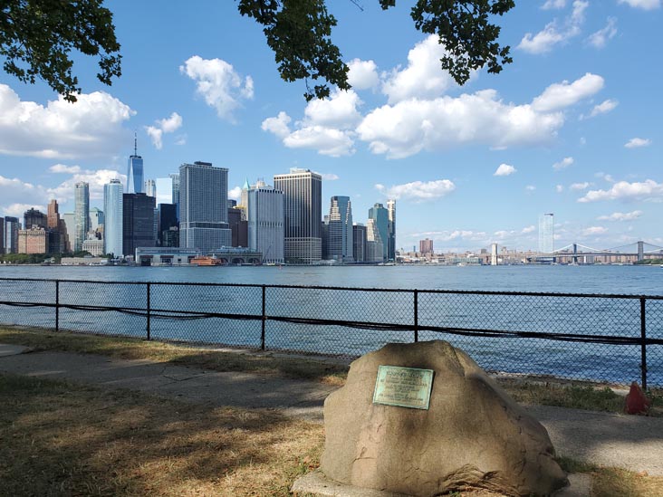 Carder Road Marker, Governors Island, New York City, August 24, 2022