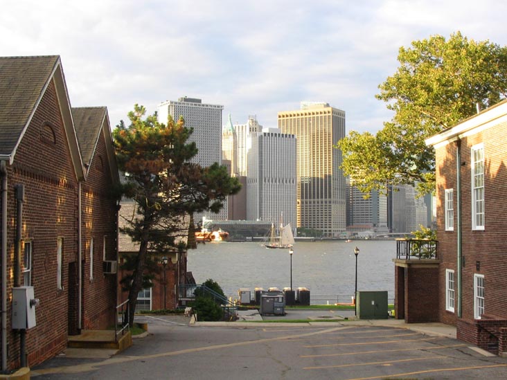 Governors Island, Lower Manhattan in Distance, New York City