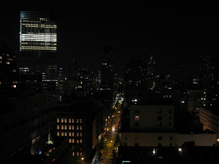 View Toward West From 261 Broadway, Lower Manhattan, July 30, 2011