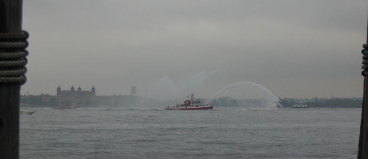 Fireboat, New York Harbor, Battery Park, Lower Manhattan
