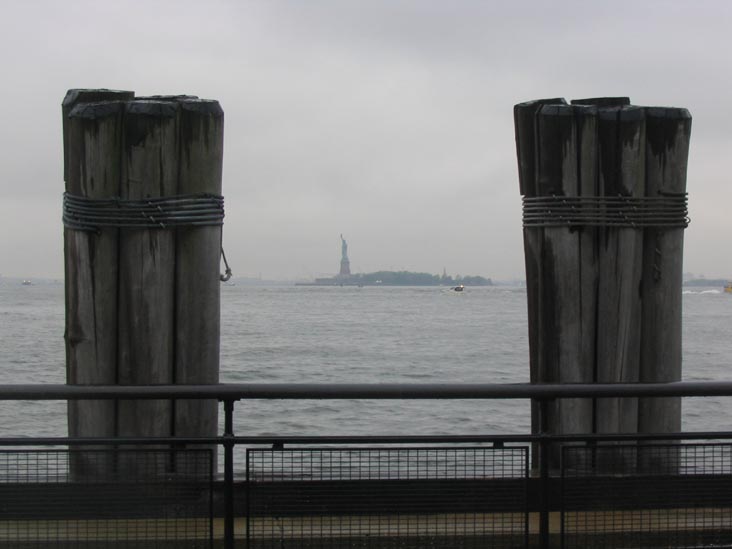 Statue of Liberty From Battery Park, Lower Manhattan