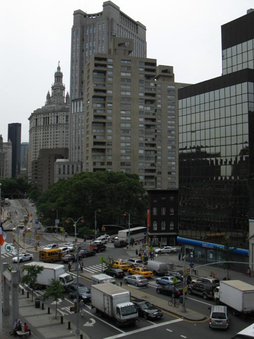 View Of Chatham Square From Fourth Floor of 2 East Broadway, Chinatown, Lower Manhattan