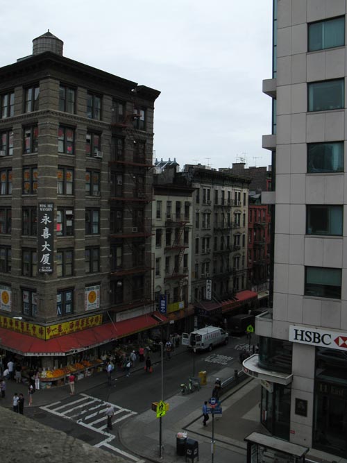 View From Fourth Floor, 2 East Broadway, Chinatown, Lower Manhattan