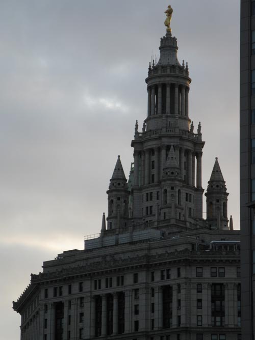 View of Municipal Building From Fourth Floor of 2 East Broadway, Chinatown, Lower Manhattan