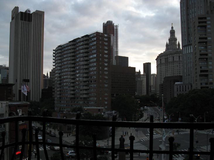 View of Chatham Square From Fourth Floor of 2 East Broadway, Chinatown, Lower Manhattan