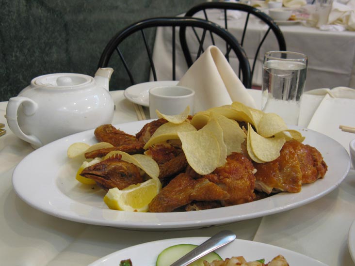 Soy Sauce Crispy Baby Chicken, Fuleen Seafood Restaurant, 11 Division Street, Chinatown, Lower Manhattan