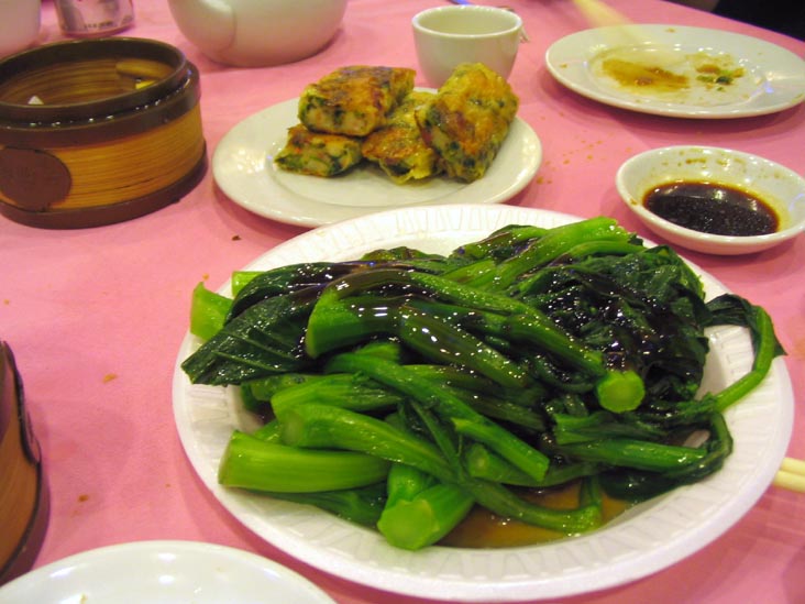 Chinese Broccoli, Jing Fong, 20 Elizabeth Street, Chinatown, Lower Manhattan