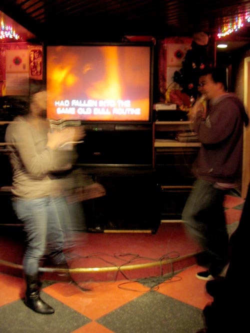 Karaoke, Winnie's Bar and Restaurant, 104 Bayard Street, Chinatown, Lower Manhattan