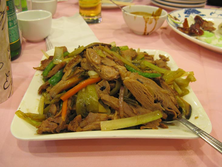Peking Duck Second Course, Yee Li Restaurant, 1 Elizabeth Street, Chinatown, Lower Manhattan