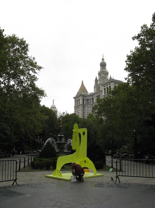 City Hall Park, Lower Manhattan, October 5, 2010