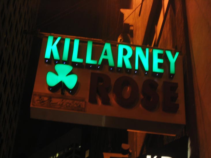 Killarney Rose, 127 Pearl Street, Financial District, Lower Manhattan, April 22, 2004