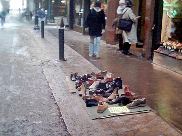 Shoes, Nassau Street, Lower Manhattan