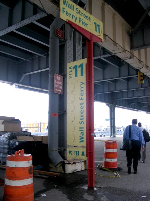 Pier 11, Under the South Street Viaduct, Lower Manhattan, September 30, 2004