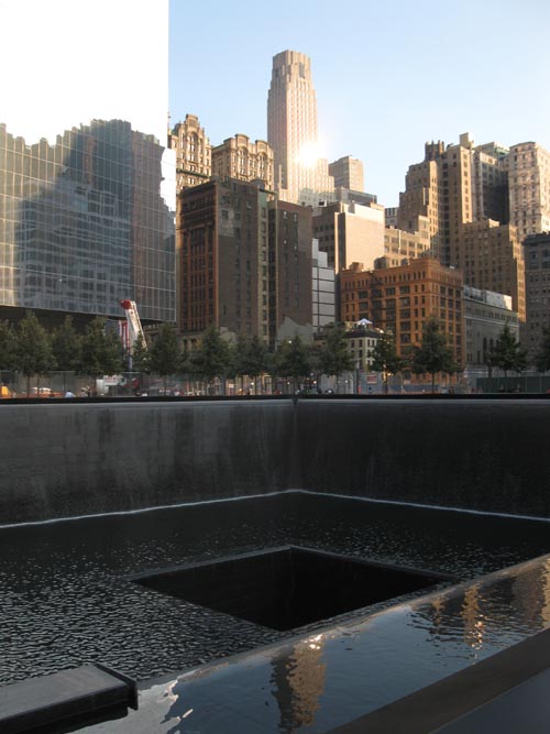 South Pool, September 11 Memorial, World Trade Center, Financial District, Lower Manhattan, September 12, 2011
