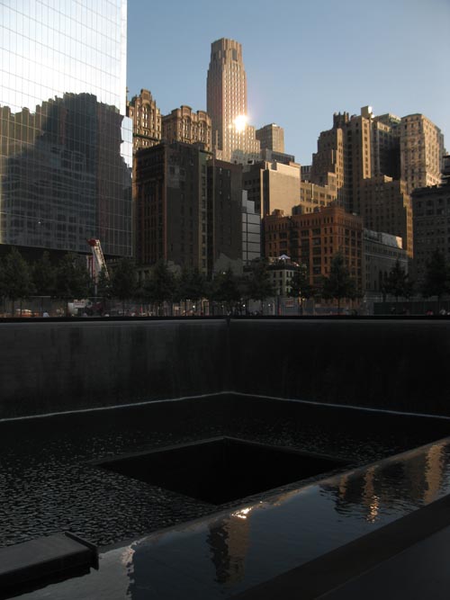 South Pool, September 11 Memorial, World Trade Center, Financial District, Lower Manhattan, September 12, 2011