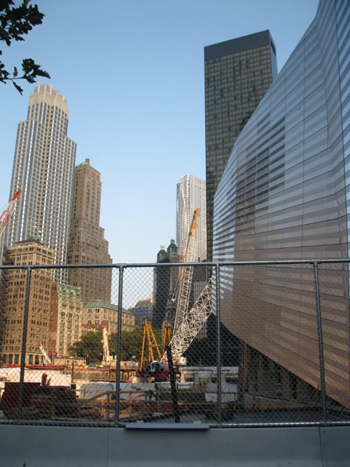 September 11 Museum, September 11 Memorial, World Trade Center, Financial District, Lower Manhattan, September 12, 2011
