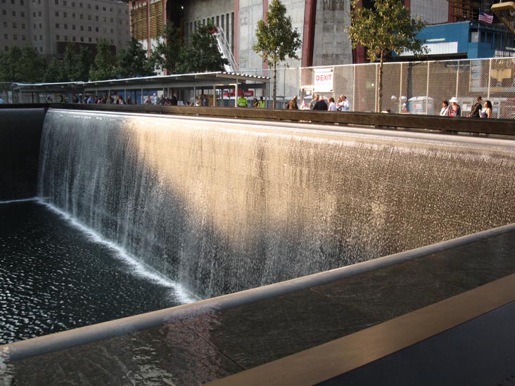 North Pool, September 11 Memorial, World Trade Center, Financial District, Lower Manhattan, September 12, 2011