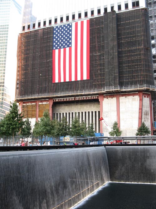 North Pool, September 11 Memorial, World Trade Center, Financial District, Lower Manhattan, September 12, 2011