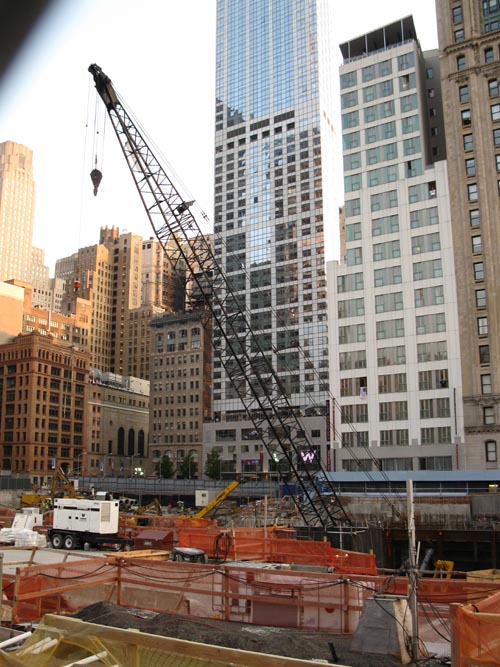 World Trade Center Site Construction, September 11 Memorial, World Trade Center, Financial District, Lower Manhattan, September 12, 2011