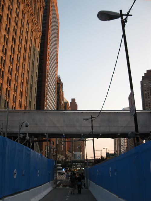 Exit, September 11 Memorial, World Trade Center, Financial District, Lower Manhattan, September 12, 2011