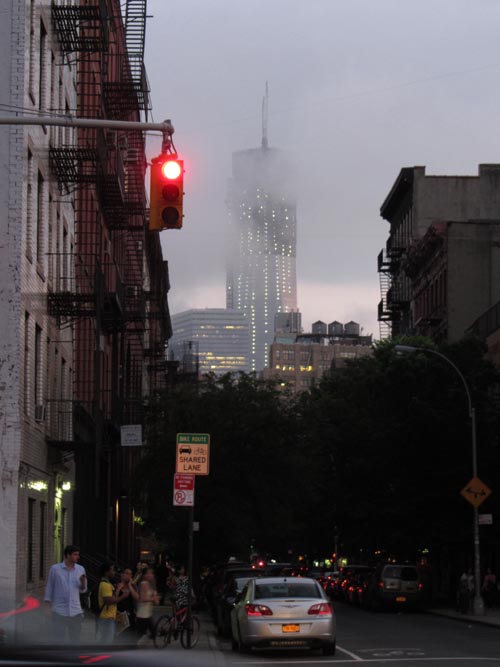 One World Trade Center From Houston Street and Thompson Street, Greenwich Village, Manhattan, May 25, 2012