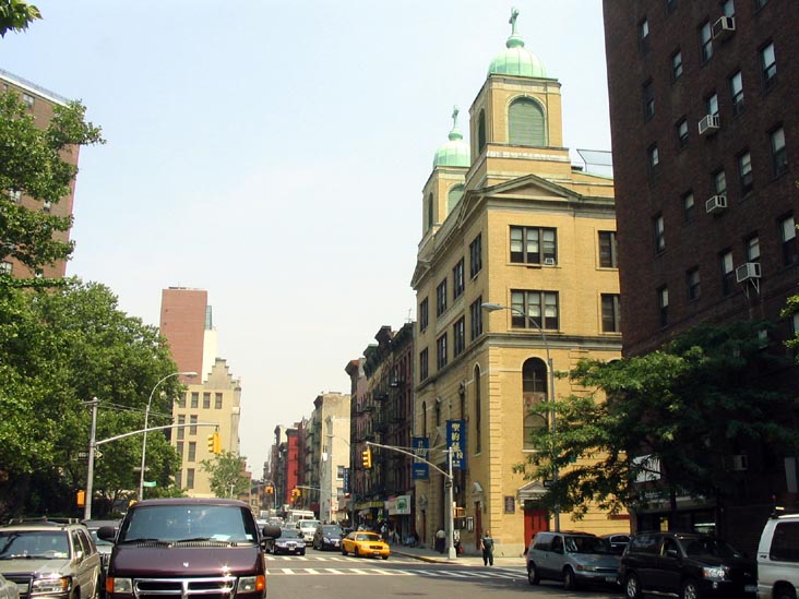 Looking North Up Catherine Street Towards Monroe Street From Governor Alfred E. Smith Park, Lower East Side, Manhattan