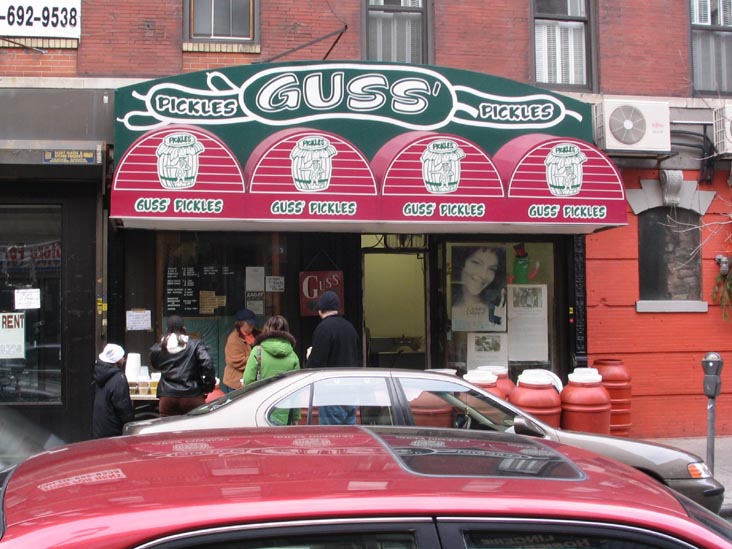 Guss' Pickles, 87 Orchard Street, Lower East Side, Manhattan, January 2, 2006