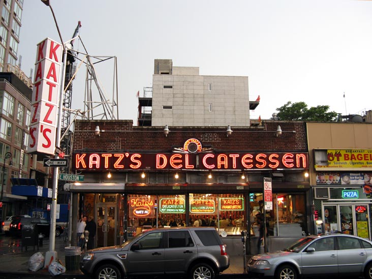 Katz's Delicatessen, 205 East Houston Street at Ludlow Street, Lower East Side, Manhattan