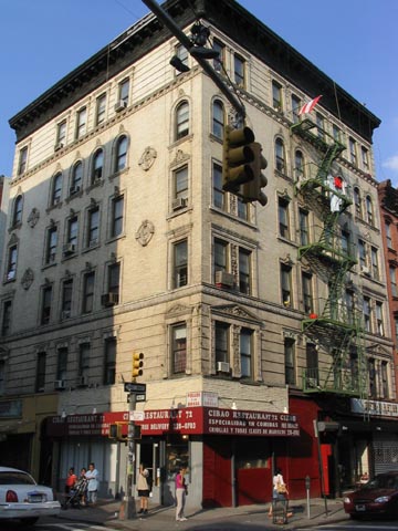 Clinton and Rivington Streets, NE Corner, Lower East Side, Manhattan