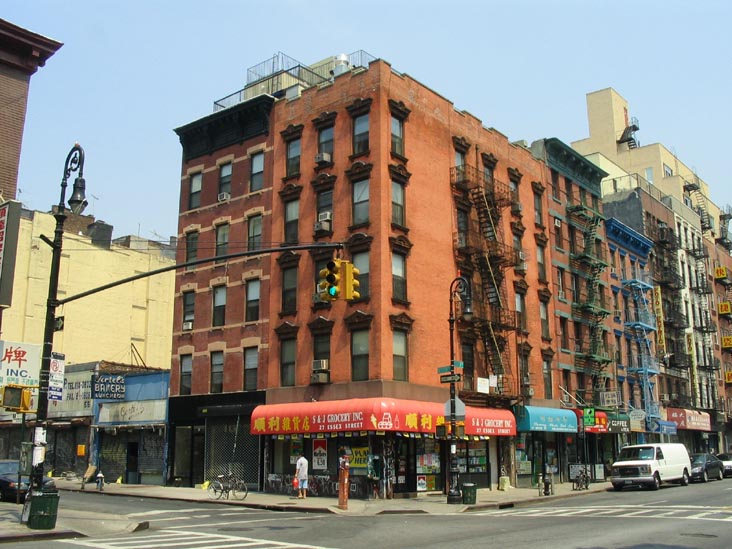Essex Street and Hester Street, NW Corner, Across From Seward Park, Lower East Side, Manhattan