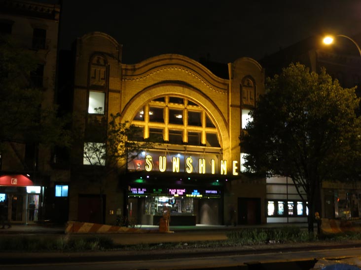Sunshine Cinema, 143 East Houston Street, Lower East Side, Manhattan, May 11, 2013