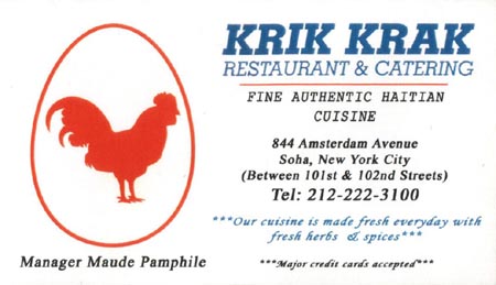 Krik Krak Business Card