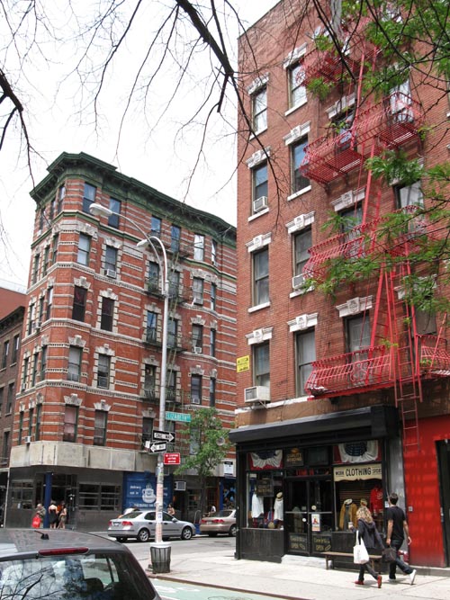 North Side of Prince Street at Elizabeth Street, Nolita, Lower Manhattan