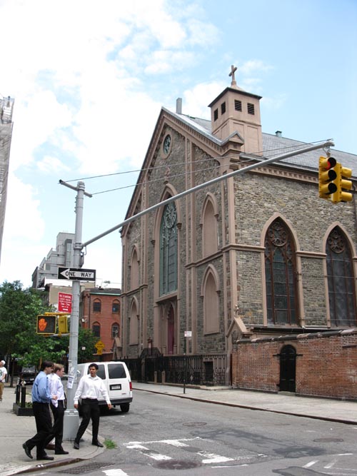 St. Patrick's Old Cathedral, Prince Street and Mulberry Street, NE Corner, Nolita, Lower Manhattan