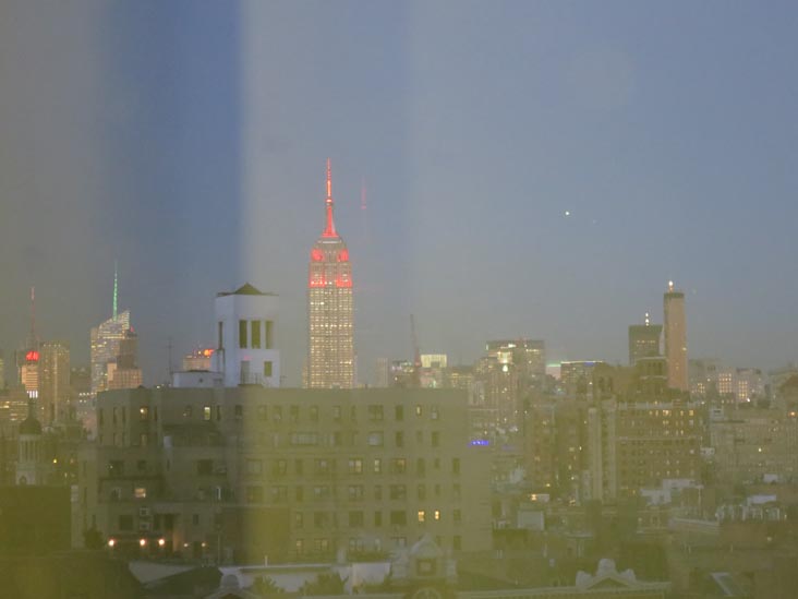 Empire State Building From 160 Varick Street, SoHo, Manhattan, January 30, 2014