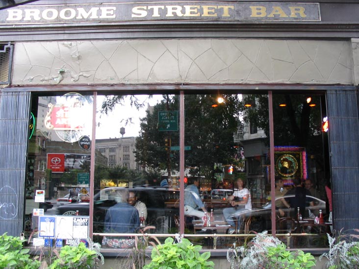 Broome Street Bar, Broome Street and West Broadway, SE Corner, Soho, Lower Manhattan