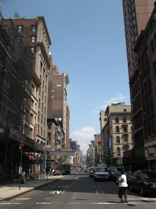 Looking North Up Broadway From Franklin Street, Lower Manhattan, August 8, 2011