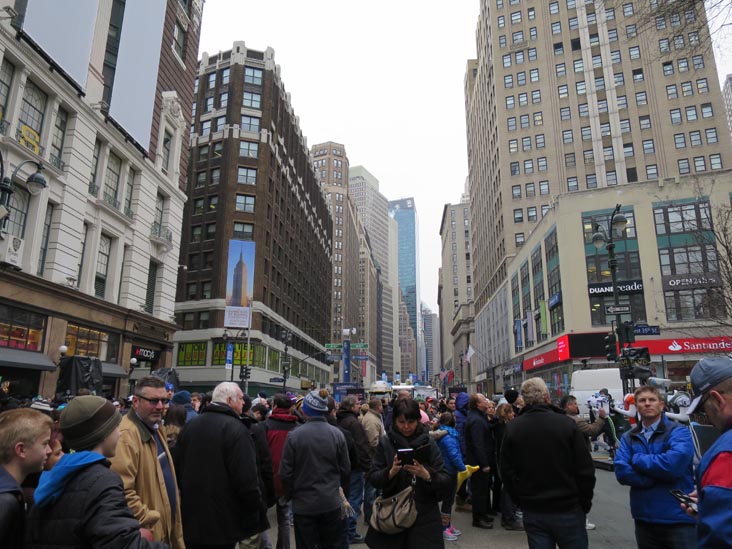 Super Bowl Boulevard, Broadway Between 34th and 47th Streets, Midtown Manhattan, January 31, 2014