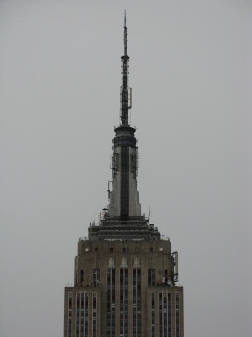 Empire State Building From 11 West 42nd Street, Midtown Manhattan, October 17, 2009