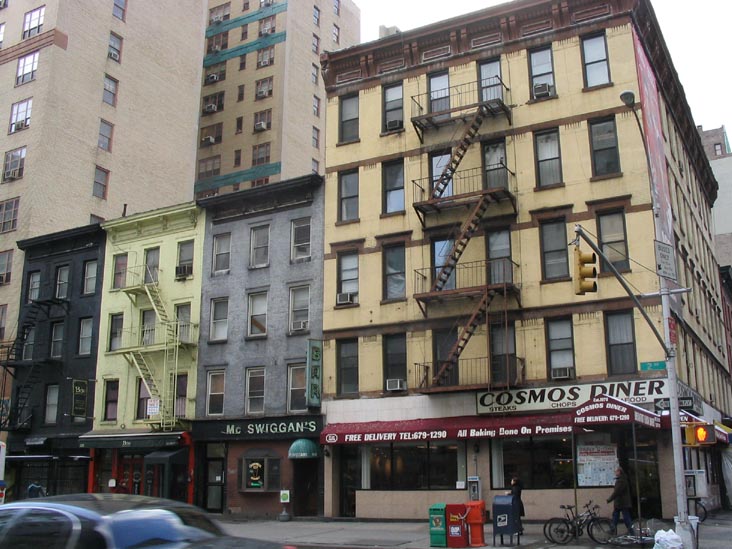 Cosmos Diner, Second Avenue and 23rd Street, SW Corner, Midtown Manhattan